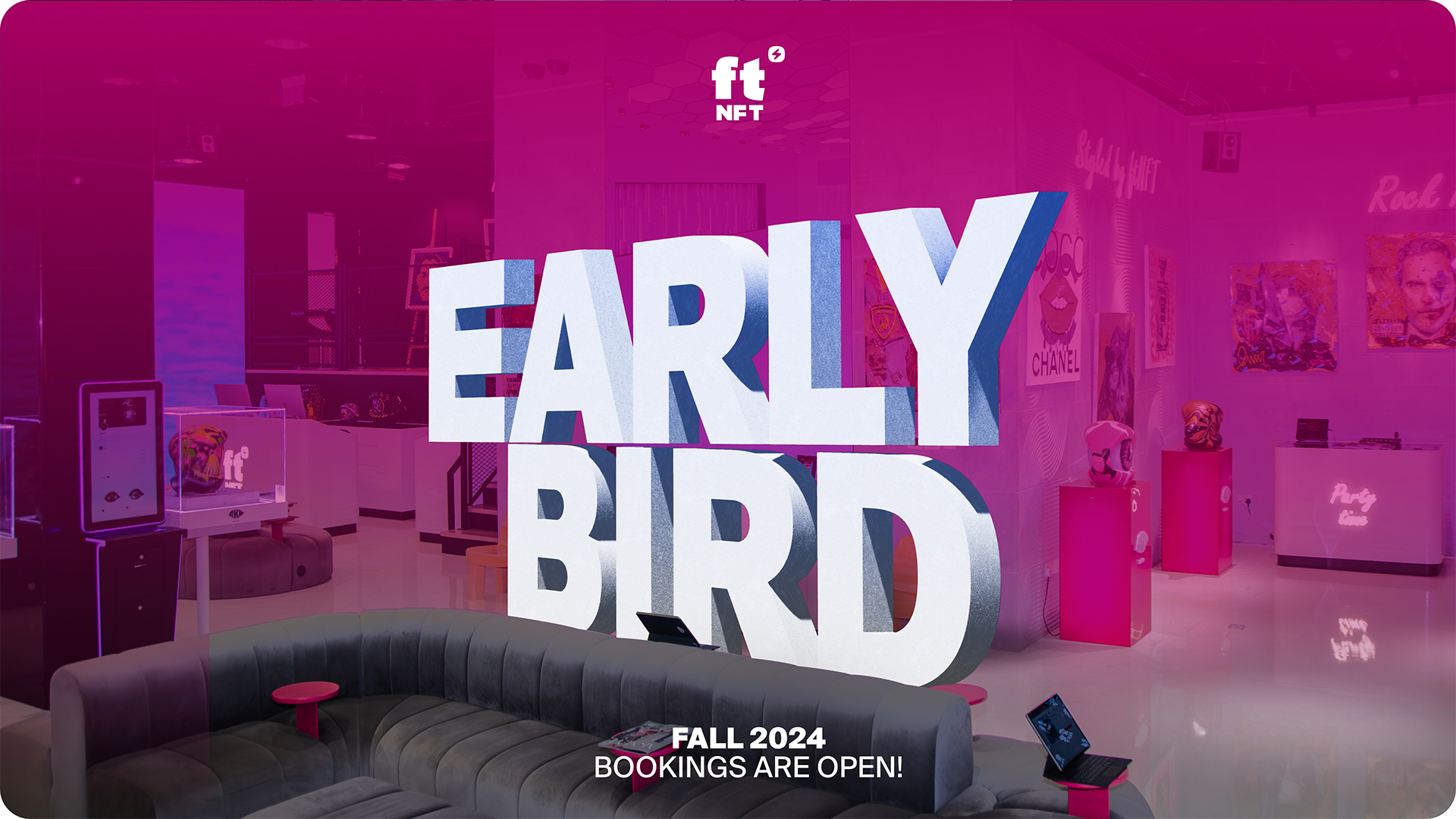 Your exhibition at ftNFT Phygital Space with special offe