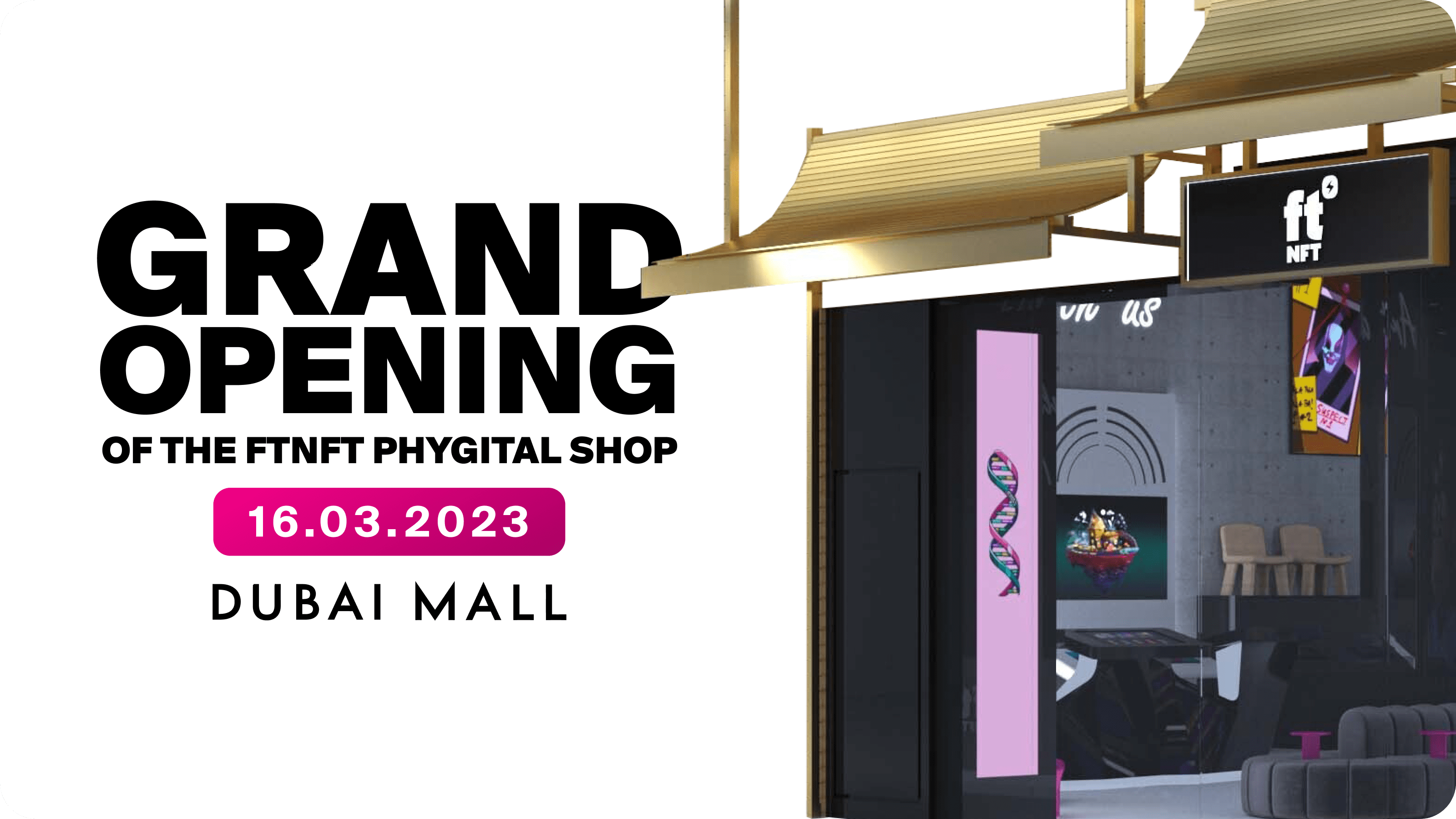 ftNFT Arriving at Dubai Mall