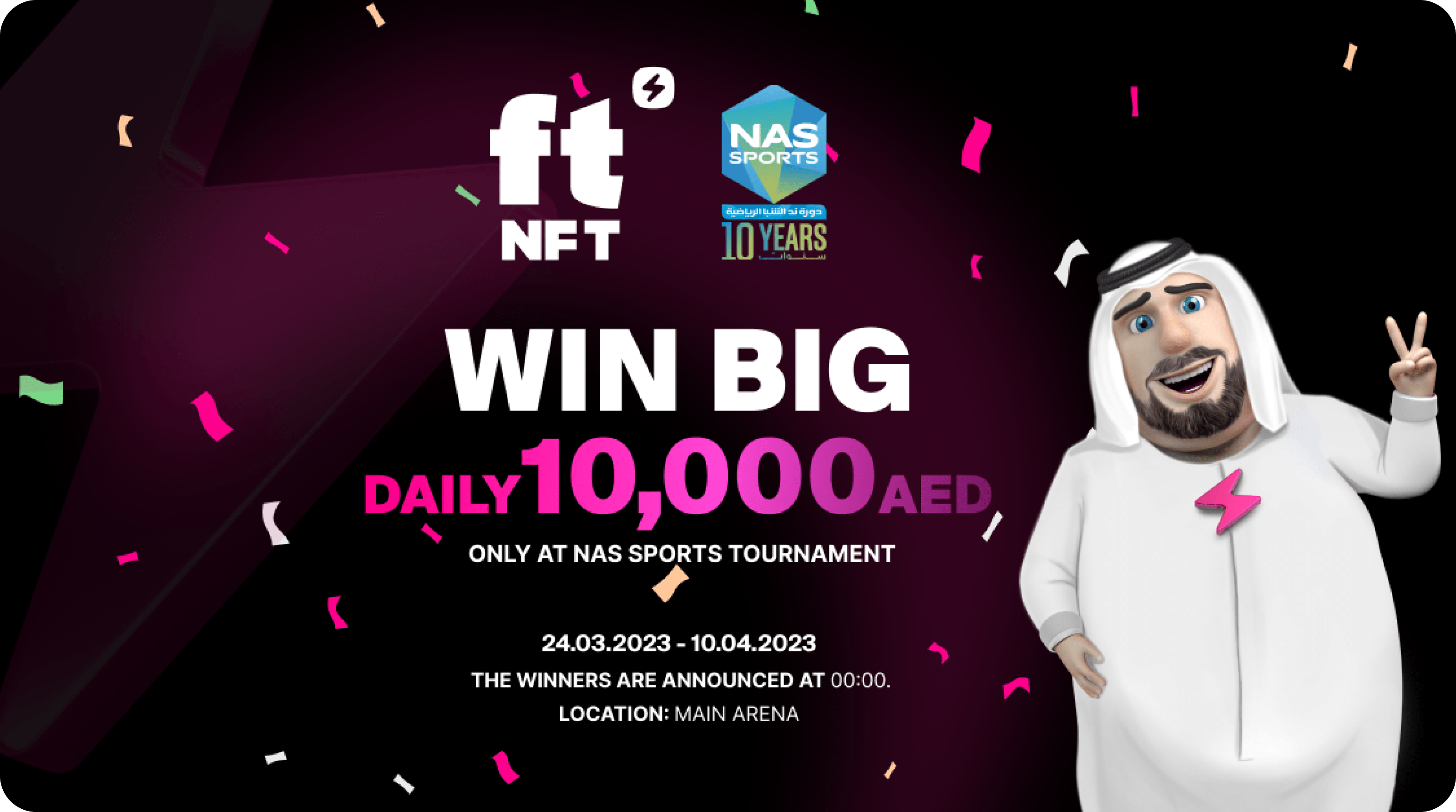 Nad al Sheba Sports Tournament (NAS) in Dubai Hosts ftNFT's First Blockchain Raffle