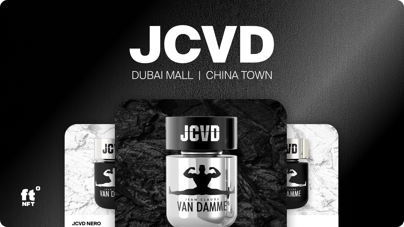 JCVD Eau De Perfume by Jean-Claude Van Damme: Now available at ftNFT!